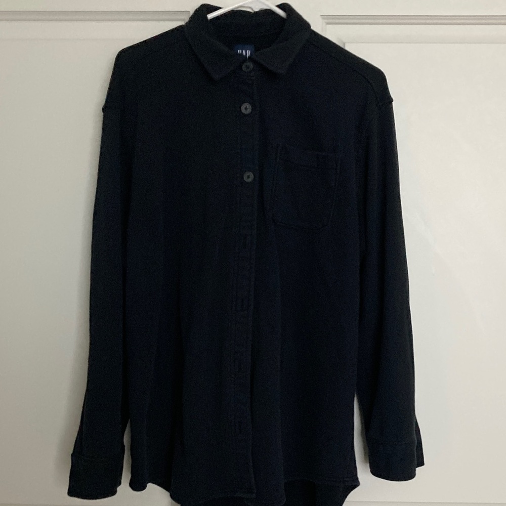 Gap Light Gray And Dark Gray Button-Up Shirts - image 7